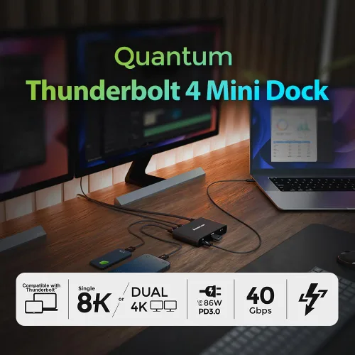 Miniatura 2 de IOGEAR Quantum Thunderbolt 4 MINI Dock
