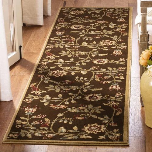 Miniatura 9 de SAFAVIEH - Alfombra de acento de la colección Lyndhurst, 3'3" x 5'3", color negro y multi, diseño floral tradicional, no desprende pelusa y de fácil