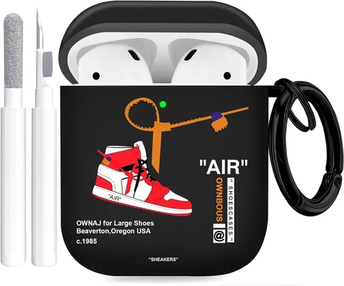 Miniatura 8 de Gedicht Funda para Airpods Pro, lindo patrón de zapatos rojos frescos TPU suave fundas para Airpods Pro funda 1ª generación, a prueba de golpes