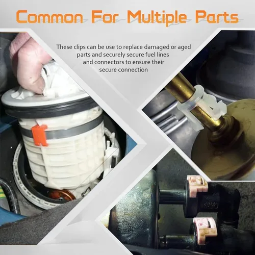 Miniatura 3 de OTUAYAUTO Kit surtido de clips de retención de línea de combustible de 70 piezas, clips de línea de transmisión y refrigerante, 3/8 y 5/16