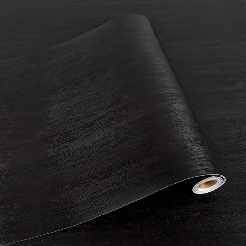 Miniatura 12 de Azulejos de suelo de despegar y pegar: rollo de 11.8x137.8 pulgadas con textura de grano de madera, pisos de vinilo autoadhesivos e impermeables sin