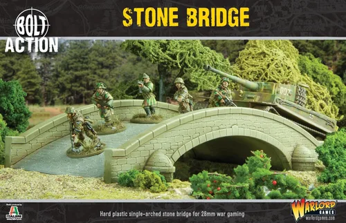 Miniatura 2 de Warlord Bolt Action Stone 1:56 WWII - Kit de modelo de diorama de diorama de guerra militar, pequeño