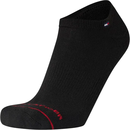 Miniatura 5 de Tommy Hilfiger Calcetines invisibles para hombre - paquete de 6 unidades, calcetines deportivos elásticos acolchados de corte bajo para hombre