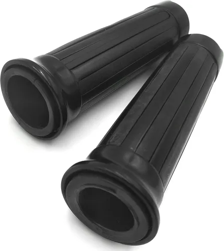 Miniatura 2 de MT080-25-BK Agarres de manubrio estilo calavera negra de 1 pulgada, compatibles con Harley XL 883 Hugger Sportster Cruiser