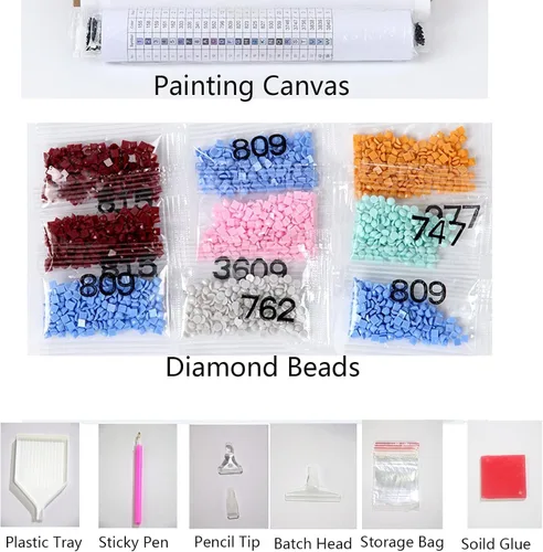 Miniatura 7 de Pinturas de diamantes personalizadas, arte de diamantes personalizado 5D de la foto, imagen privada personalizada para adultos, regalos, familia