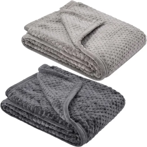 Miniatura 87 de Manta o manta mullida para bebé, suave, cálida y acogedora manta de vellón coral para niños pequeños, bebés o recién nacidos, para cuna, cochecito