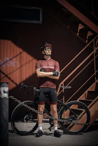 Miniatura 5 de Santic Conjuntos de ciclismo de manga corta + pantalones cortos transpirables y de secado rápido