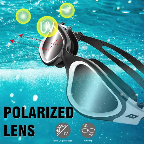 Miniatura 3 de POLARS DESIGN Gafas de natación, gafas de natación polarizadas antivaho para adultos, hombres y mujeres S1-wb-plaf-fm