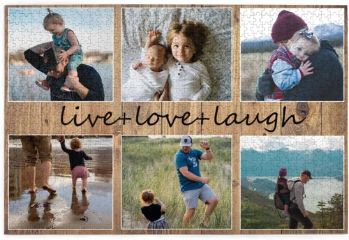 Miniatura 19 de Rompecabezas personalizados de fotos de 300/500/1000 piezas, rompecabezas personalizados para adultos, familia, cumpleaños, boda, amigos
