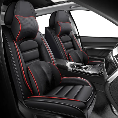 Miniatura 22 de Cubiertas de asiento ILMO para camiones 2009-2026 F150, 2011-2026 F250 F350 XL XLT Super Duty Crew Cab Lariat King Ranch Platinum, protectores