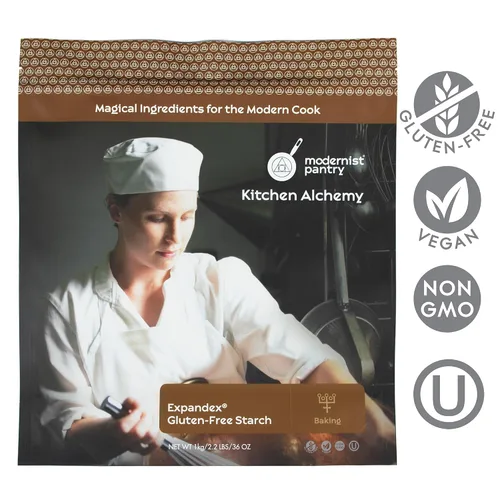 Miniatura 2 de Expandex GF - Almidón de tapioca mejorado – 1 kg/2.2 lbs/36 oz Sin OMG sin gluten vegano OU Kosher certificado (perfecto para hornear sin gluten)