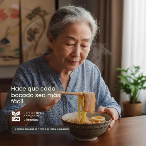 Miniatura 3 de Senior ICare Ayudante de palillos, palillos de entrenamiento para adultos, principiantes, entrenadores o aprendices, diestros o zurdos