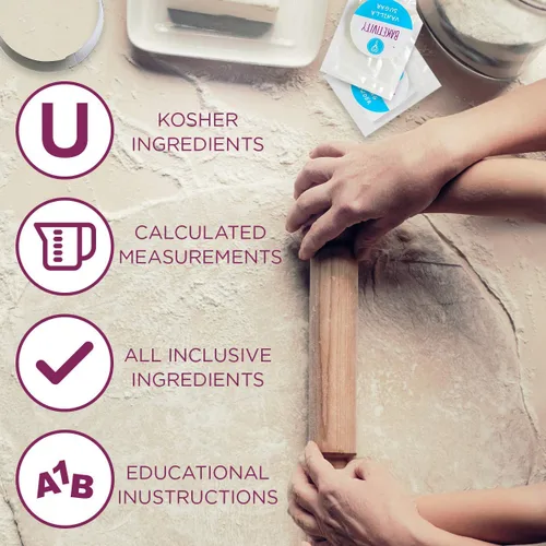 Miniatura 6 de Baketivity Kids - Juego de hornear para niños, kit de suministros para fiestas de comida para adolescentes, lecciones de cocina esenciales