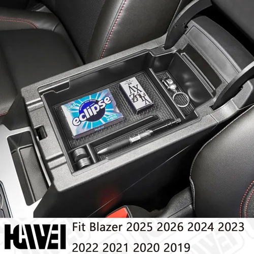 Miniatura 2 de HGWEI Organizador de Consola Central Compatible con Chevy Blazer 2024 2023 2022 2021 2020 2019 Accesorios, Bandeja Insertable de Caja