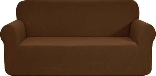 Miniatura 20 de CHUN YI - Funda elástica de 1 pieza para sillón grande, funda protectora suave de Jacquard con elastano, detalle de cuadros y parte inferior