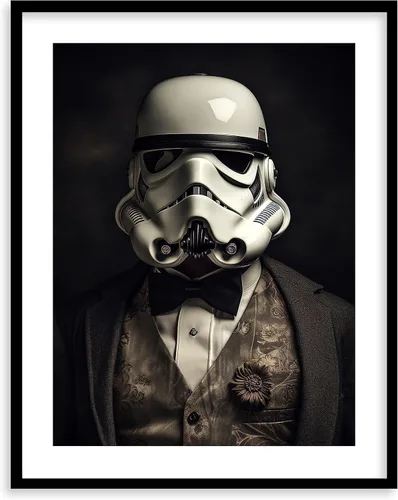 Miniatura 14 de Láminas de Arte de Retratos Victorianos de Star Wars - Impresión de Arte Fino Giclée Premium - Decoración de Pared Steampunk Estética, Póster Darth