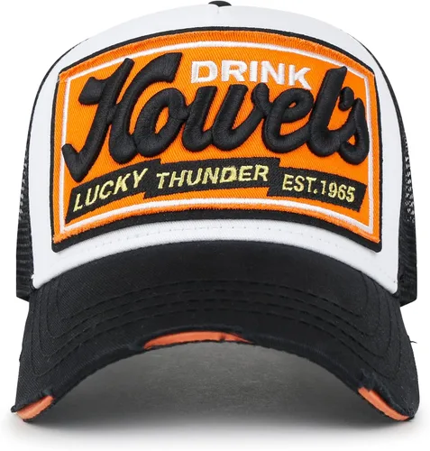 Miniatura 2 de ililily Gorra de béisbol vintage con bordado de Howels prémium