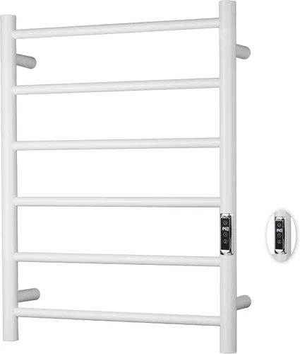 Miniatura 21 de Toalleros térmicos para baño, calentadores eléctricos de toallas para montar en la pared con temporizador y control de temperatura, calentador
