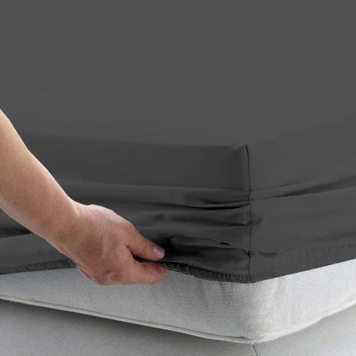 Miniatura 3 de Sábana bajera flexible de tamaño King para cama de número de sueño, 1 pieza, sábana bajera de media división tamaño King – Desglose de 34 pulgadas