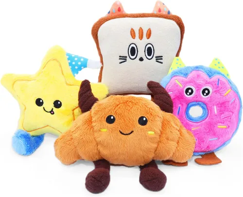 Miniatura 14 de DODODOLA Juguetes para Perros Juguete Azul de Dinosaurio para Perros Animales de Peluche Juguete para Masticar de Felpa Chillón Juguetes