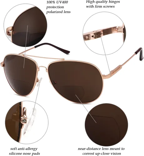 Miniatura 3 de Eyekepper Lentes de sol bifocales polarizados