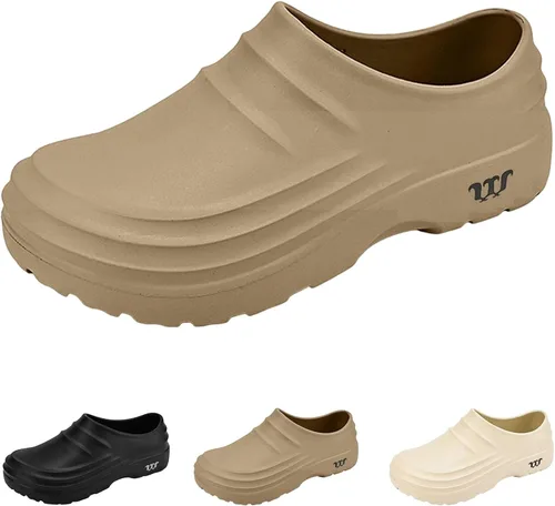 Miniatura 7 de ZSpzx Zapatos de chef para hombres y mujeres, zapatos de chef antideslizantes, resistentes al aceite, zuecos para mujer, zapatos de trabajo, zapatos
