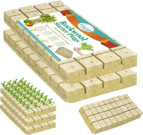 Miniatura 14 de Legigo Cubos de lana de roca de 1.2 pulgadas para hidroponía, cubos de cultivo para plantación de lana de roca para torre hidropónica, jardín, 2