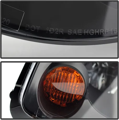 Miniatura 4 de ACANII - Para [modelo HID/Xenon] 2005-2006 Infiniti G35 Sedan G35X faros delanteros negros par conductor + lado del pasajero