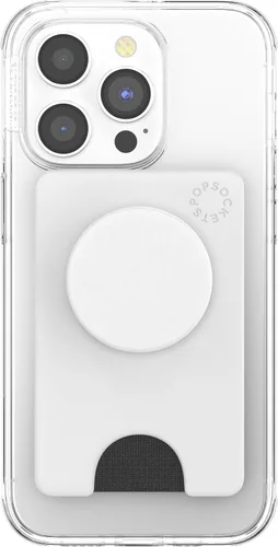 Miniatura 4 de PopSockets - Cartera de teléfono con agarre extensible para teléfono, tarjetero para teléfono - blanco y negro Blanco negro