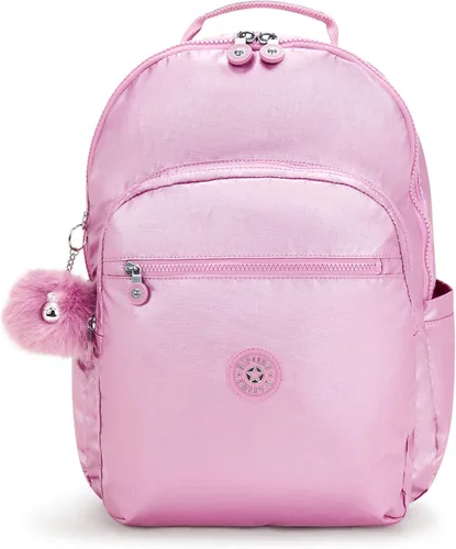 Miniatura 46 de Kipling Mochila para portátil Seoul de 15 pulgadas para mujer, duradera, espaciosa, con correas acolchadas para el hombro, funda protectora