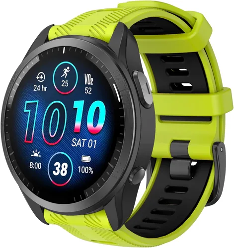 Miniatura 12 de ISABAKE Correa de reloj para Garmin Forerunner 965/Forerunner 955/Forerunner 945/Forerunner 935, bandas de repuesto de silicona suave de 0.866