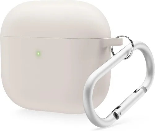Miniatura 11 de elago Funda híbrida líquida compatible con AirPods 4, compatible con AirPods de 4ª generación, protección de triple capa, llavero incluido, carga