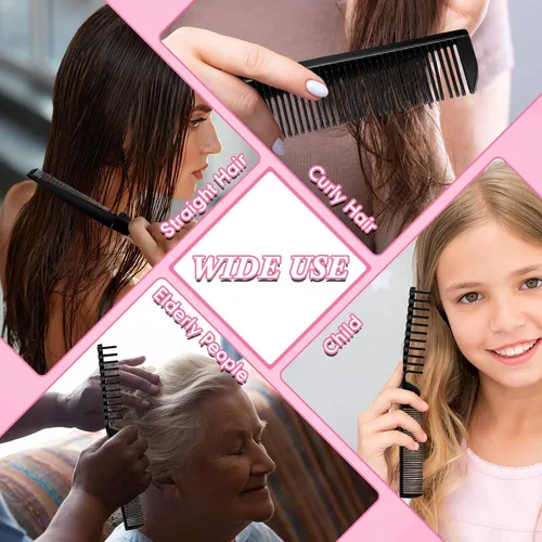 Miniatura 3 de Skylety 100 piezas de cepillo portátil de viaje para el cabello, cepillo plegable de doble cabeza, peine de bolsillo compacto, herramienta