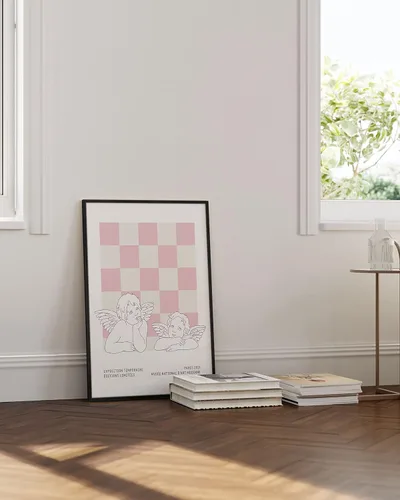Miniatura 4 de HAUS AND HUES Arte de pared rosa, carteles pastel daneses, decoración estética de habitación, pósteres geniales para pared