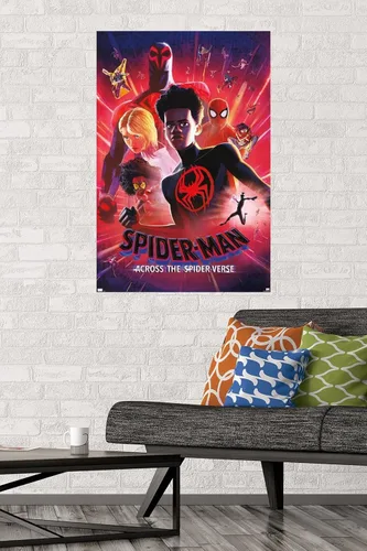 Miniatura 2 de Trends International Marvel Spider-Man: Across The Spider-Verse - Póster estático de pared de una hoja, 34 pulgadas de largo x 22.4 W, versión sin