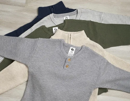 Miniatura 5 de Gerber Baby Boys' Striped Sweater with Pocket