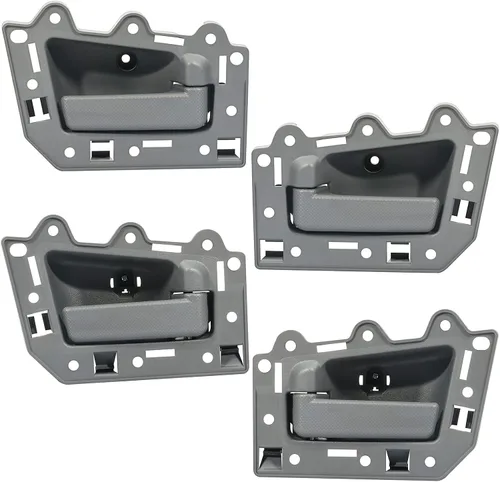 Miniatura 8 de LUJUNTEC Manijas de puerta interiores, manijas de puerta trasera delantera del conductor izquierdo del pasajero derecho, repuesto para Jeep Beige