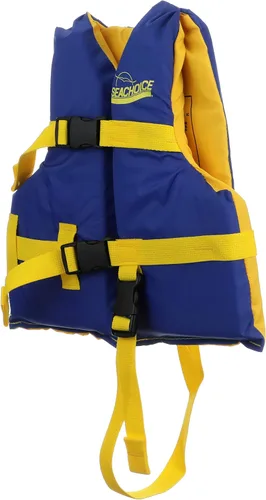 Miniatura 2 de Seachoice Chaleco salvavidas, chaleco ajustable universal para adultos Azul y amarillo