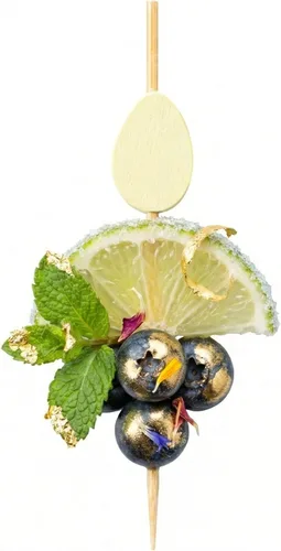 Miniatura 6 de Palitos de fruta de 3.5 pulgadas, 100 pinchos de cóctel desechables, duraderos, punta afilada, palitos de canapé de bambú, congelables, para copas