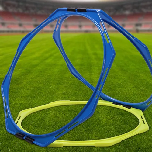 Miniatura 8 de BESPORTBLE Equipo de entrenamiento de agilidad, círculo de entrenamiento de fútbol para adultos, balón de fútbol para adultos, trenes al aire libre
