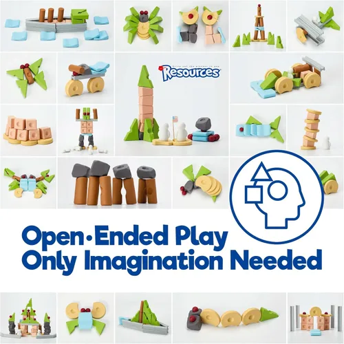 Miniatura 4 de Taksa Toys Juguetes de aprendizaje únicos inspirados en la naturaleza, recursos preescolares para habilidades motoras finas, bloques de construcción