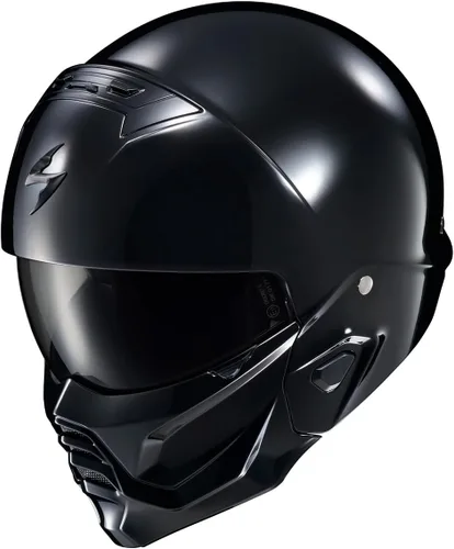 Miniatura 7 de ScorpionEXO Covert 2 Casco de Motocicleta de Cara Abierta 3/4 Modo Completo Listo para Bluetooth Bolsillos para Altavoces Cubierta Intercambiable