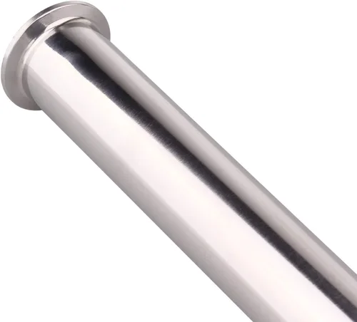Miniatura 5 de Dernord - Tubo de bobina sanitaria con extremos de abrazadera, tubo redondo liso de acero inoxidable 304 con abrazadera triple de 3.81 cm