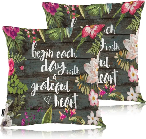 Miniatura 28 de Swono Funda de cojín acogedora con estampado de cachemira, alfombra persa, diseño floral, diseño tribal floral, para exteriores, para hogar