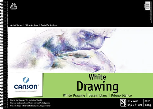 Miniatura 13 de Canson Artist Series Papel de Dibujo, Bloc con Espiral de Alambre, 9x12 pulgadas, 24 Hojas (80lb/130g) - Papel de Artista para Adultos y Estudiantes