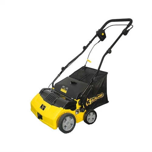 Barredora de Césped Artificial de Roll & Comb, Peine Eléctrico con Cable para Césped Sintético, Ancho de Trabajo de 40.6 cm, Colector de Hojas de