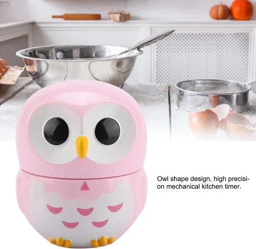 Miniatura 4 de Temporizador de cocina de búho, temporizador de cocina, búho mecánico, contadores de cocina casera, reloj despertador portátil, herramienta