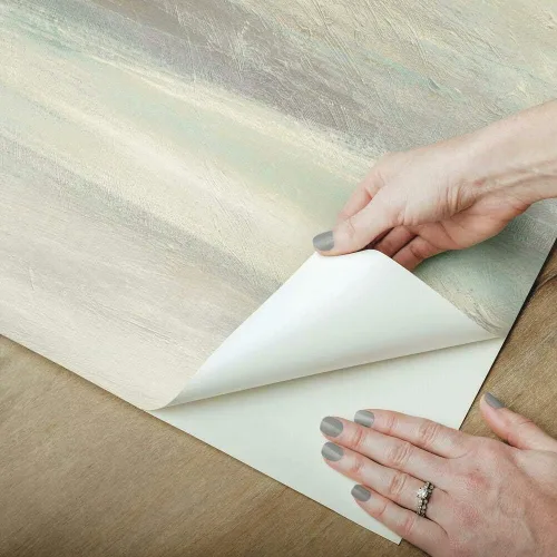Miniatura 3 de York Wallcoverings Soothing Mists Scenic - Papel tapiz de primera calidad para despegar y pegar en azul y beige
