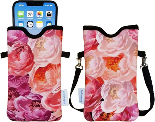 Miniatura 48 de Tainada Funda Estuche Bolsa de Neopreno para Teléfono para Hombres y Mujeres con Correa Cruzada/Cordón para el Cuello para iPhone 17/16/15 Pro Max