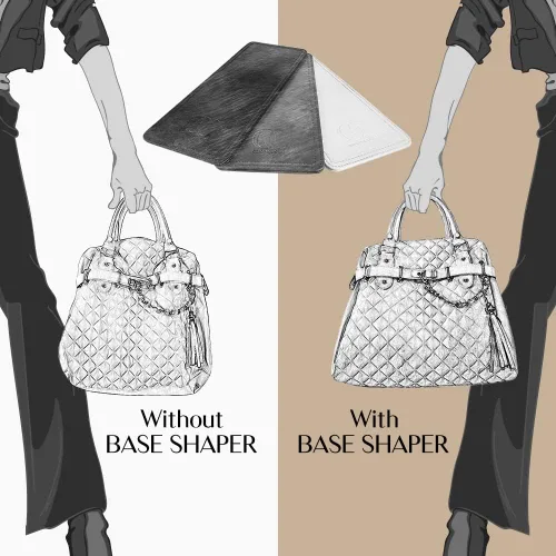 Miniatura 6 de Vegan Leather Bag Base Shaper in Beige Color Compatible for the Designer Bag Picotin 26